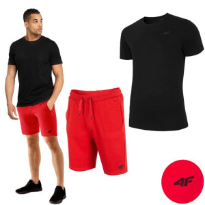 Komplet Męski 4f Koszulka T-shirt Spodenki M