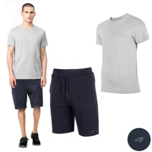 Komplet Męski 4f Koszulka T-shirt Spodenki S