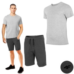 Komplet Męski 4f Koszulka T-shirt Spodenki S