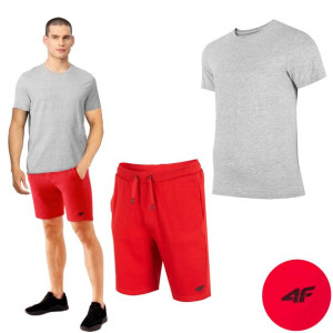 Komplet Męski 4f Koszulka T-shirt Spodenki M