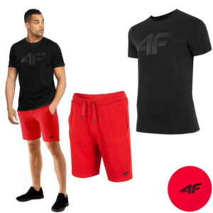 Komplet Męski 4f Koszulka T-shirt Spodenki M