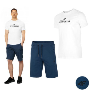 Komplet Męski 4f Koszulka T-shirt Spodenki 3xl