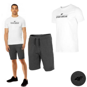 Komplet Męski 4f Koszulka T-shirt Spodenki Xl