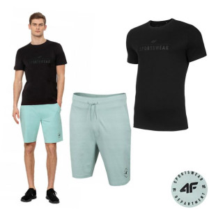 Komplet Męski 4f Koszulka T-shirt Spodenki Xl