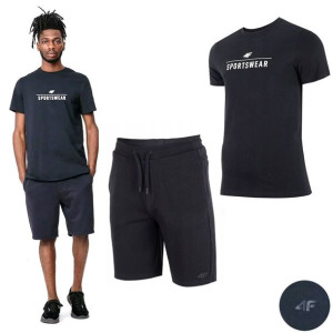 Komplet Męski 4f Koszulka T-shirt Spodenki S