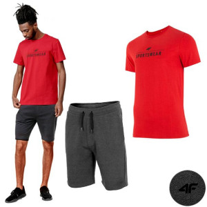 Komplet Męski 4f Koszulka T-shirt Spodenki Xxl