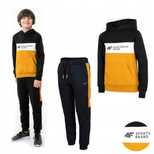 Komplet Chłopięcy Dresowy 4f Bluza Spodnie Dres