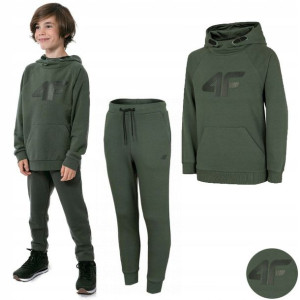Komplet Chłopięcy Dresowy 4f Bluza Spodnie Dres