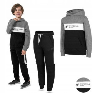 Komplet Chłopięcy Dresowy 4f Bluza Spodnie Dres