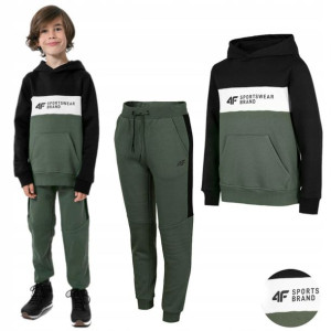 Komplet Chłopięcy Dresowy 4f Bluza Spodnie Dres