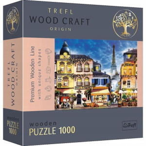 TREFL 20142 Puzzle Drewniane 1000 Francuska ulica