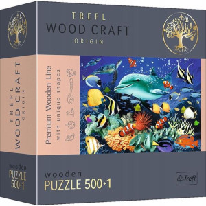 TREFL 20153 Puzzle Drewniane 500+ 1 Morskie życie
