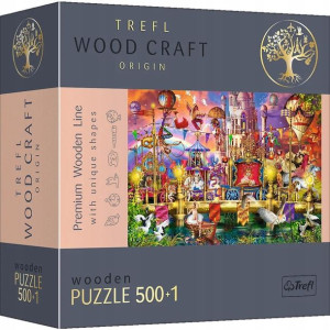 TREFL 20156 Puzzle Drewniane 500+1 Magiczny świat