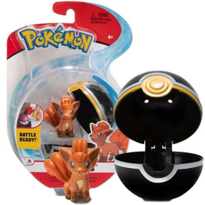POKEMON Clip'N'Go Figurka Vulpix + Luxury Ball