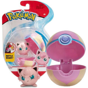 POKEMON Clip'N'Go Figurka Jigglypuff + Heal Ball
