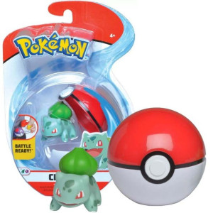 POKEMON Clip'N'Go Figurka Bulbasaur + Poke Ball
