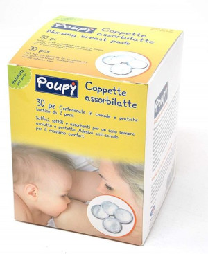 POUPY Wkładki laktacyjne 30sztuk