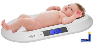 Precyzyjna WAGA DZIECIĘCA NIEMOWLĘCA dla niemowląt LCD TARA UNIT +baterie