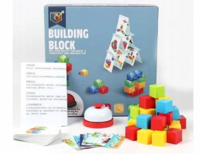KLOCKI Konstrukcyjne KARTY Puzzle GRAzręcznościowa