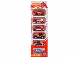 METALOWE Samochodziki RESORAKI 6 szt. 1:64 ZESTAW