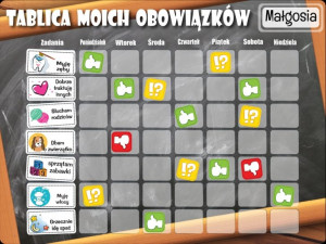 TABLICA Magnetyczna MATA MOTYWACYJNA dla dzieci