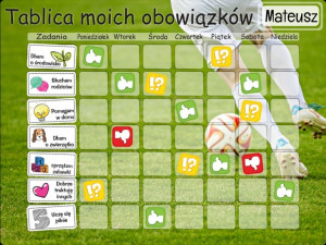 TABLICA Magnetyczna MATA MOTYWACYJNA dla dzieci