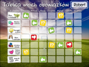 TABLICA Magnetyczna MATA MOTYWACYJNA dla dzieci