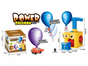WYRZUTNIA Balonów ŻÓŁTY POTWÓR 24 elem. ZESTAW XXL