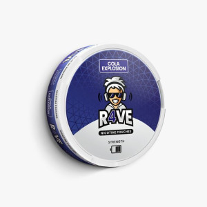 R4VE Nicotine Pouches Cola Explosion Snus nikotynowy woreczki nikotynowe