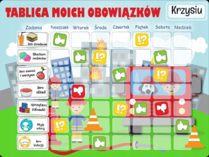 TABLICA Magnetyczna MATA MOTYWACYJNA dla dzieci