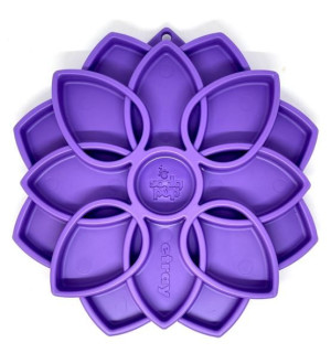 SodaPup Mandala Feeder Purple Spowalniająca miska
