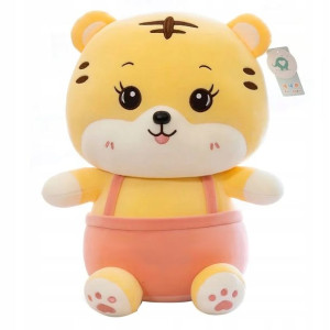 Maskotka Pluszowa Poduszka Tygrysek 23cm Żółty