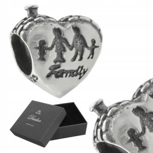 Charms zawieszki srebro serduszko 925 Diador