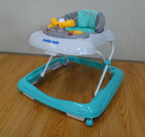 Baby Mix Osk-j-888e Chodzik Panel Grający Miętowo-szary 39122