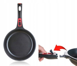 Patelnia Odpinana Rączka Piekarnik Indukcja 24 Cm