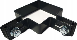 Obejma narożna 80x80 panele słupek antracyt kpl