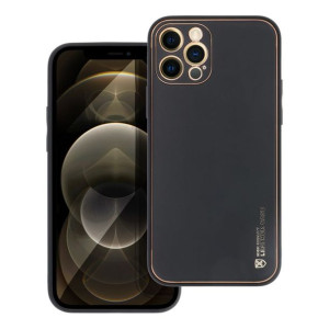 Futerał LEATHER Case skórzany do IPHONE 12 PRO czarny
