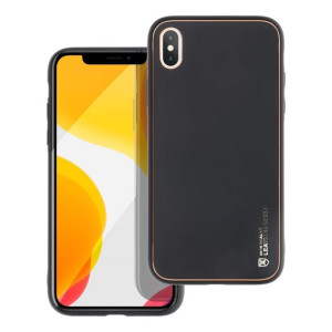Futerał LEATHER Case skórzany do IPHONE X czarny