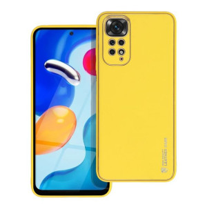 Futerał LEATHER Case skórzany do XIAOMI Redmi NOTE 11 / 11S żółty