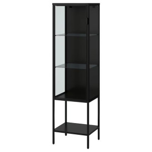 IKEA RUDSTA Witryna, antracyt, 42x37x155 cm