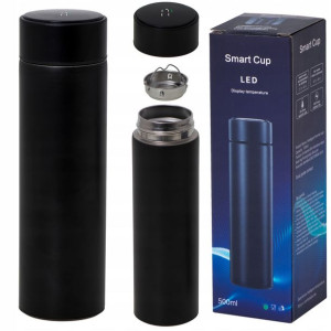 Kubek Termiczny Termos Smart Led 500ml Czarny