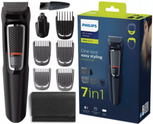 Maszynka Golarka Philips Trymer 7w1 Włosy I Broda