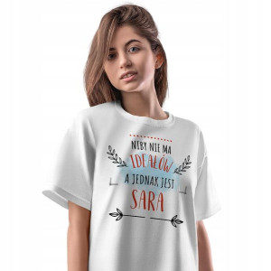T-Shirt Damski Dla Sary Koszulka L Prezent