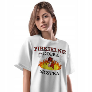 T-Shirt Damski Dla Siostry Koszulka M Prezent