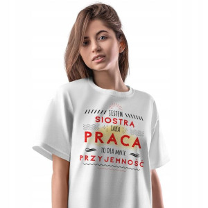 T-Shirt Damski Dla Siostry Koszulka S Prezent
