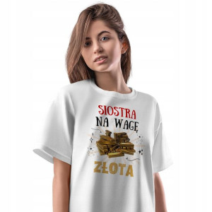 T-Shirt Damski Dla Siostry Koszulka XXL Prezent