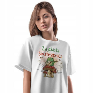 T-Shirt Damski Dla Siostrzenicy Koszulka Prezent