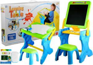 Stolik Edukacyjny 2w1 Tablica Kredowa