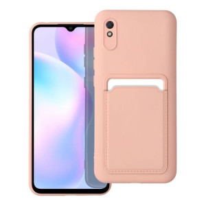 Futerał CARD CASE do XIAOMI Redmi 9A / 9AT różowy