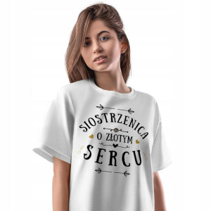 T-Shirt Damski Dla Siostrzenicy Koszulka Prezent
